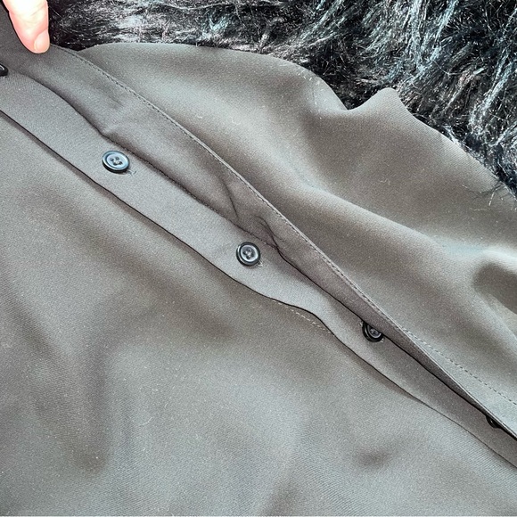 Eloquii black blouse with sash and arm detail, size 20, NWT - Picture 7 of 12